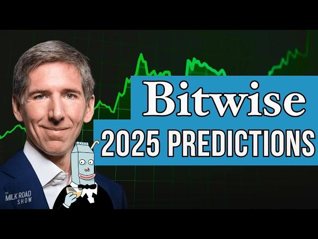 Bitwise CIO Top 6 Predictions for 2025: BTC, ETH & SOL Price Targets & More