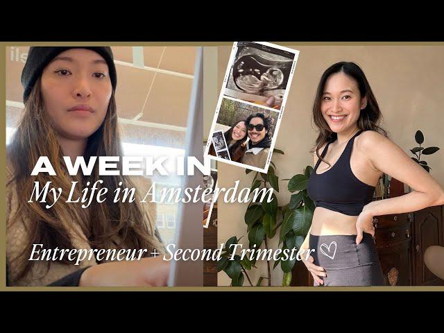 A Week in my Life in Amsterdam | Entrepreneur + 14 Weeks Pregnant