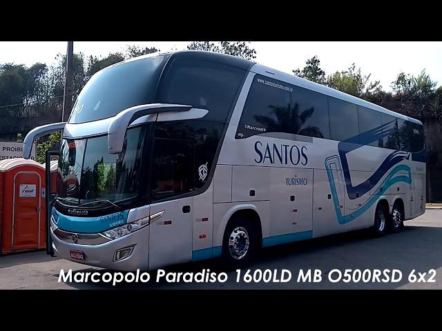 Paradiso 1600 LD O500RSD da Santos Turismo