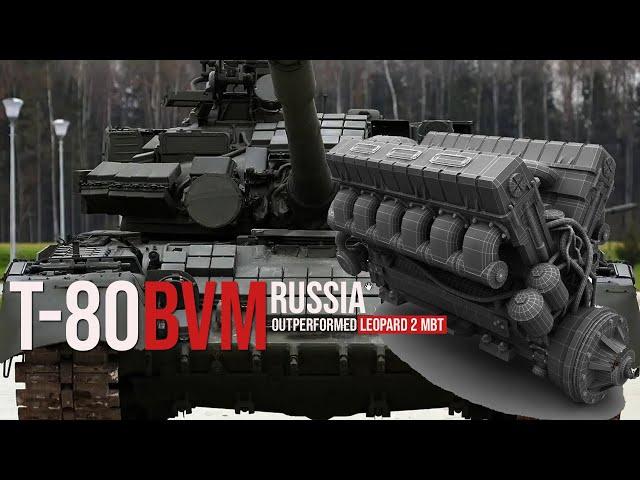 During the Ukraine War, the Russian flying tank T-80BVM outperformed the Leopard 2 MBT.