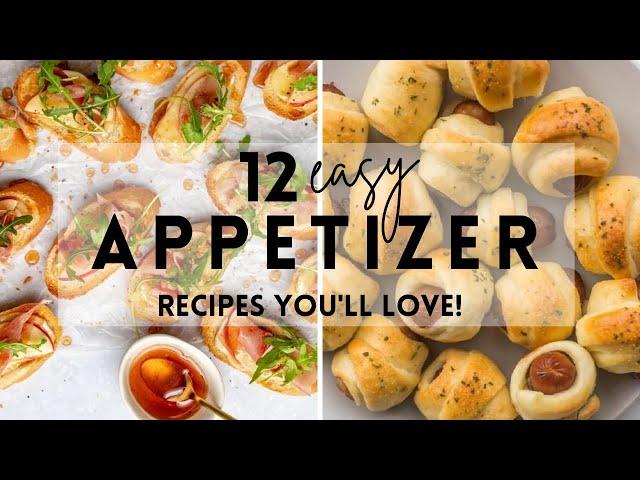 12 Easy Appetizer Recipes for You'll Love #recipes #appetizers #sharpaspirant