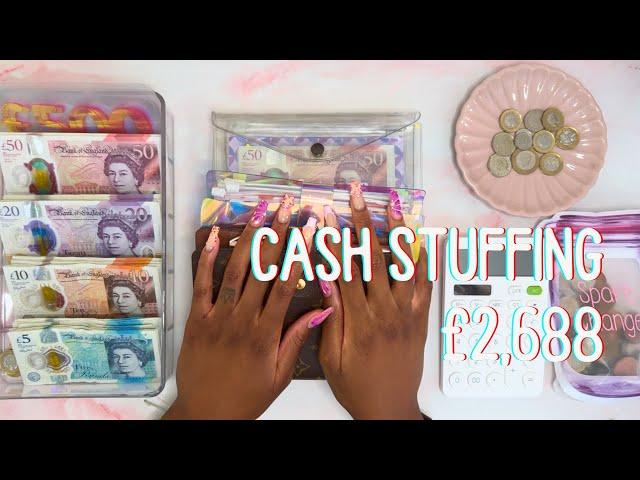 CASH STUFFING £2,688 |  JUL '24 | CASH ENVELOPES, SINKING FUNDS, SAVINGS CHALLENGES | UK CASH STUFF