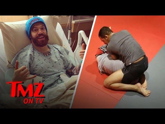 UFC Fighter Literally Busts His Balls | TMZ TV