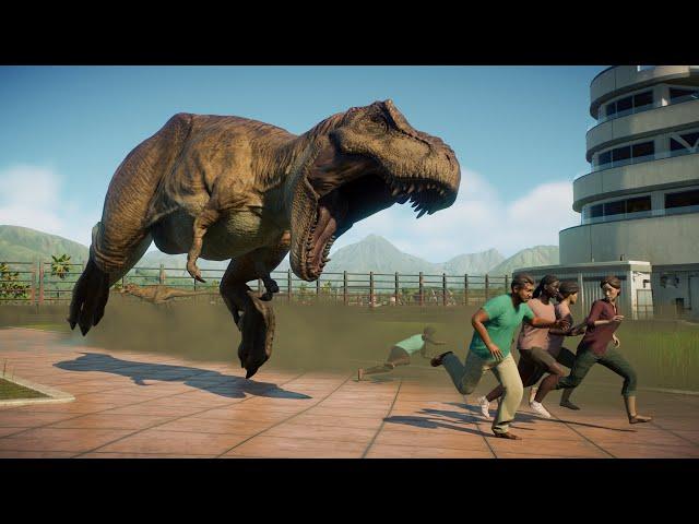 T-REX ESCAPE - Jurassic World Evolution 2