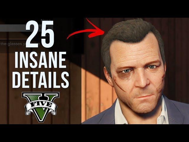 25 INSANE Details in GTA V