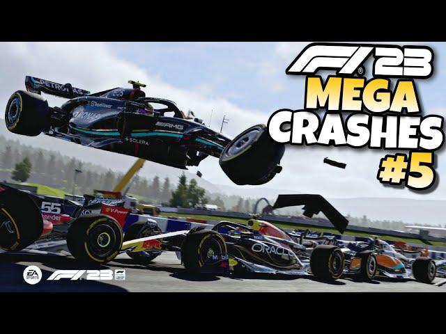 F1 23 MEGA CRASHES #5