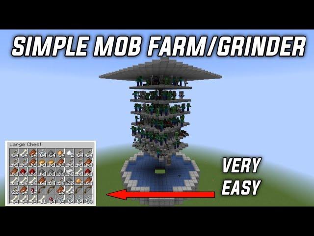 How To Build A EASY MOB FARM In Minecraft 1.16+ (Tutorial)