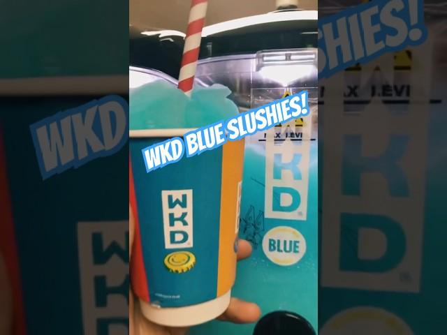 WKD BLUE slushies! 1 for the WKD FANS! #wkd #slushie #alcohol #cocktail #studentlife #shorts #drink