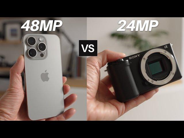 iPhone 15 Pro vs Sony ZV-E10 - Can you tell the difference?