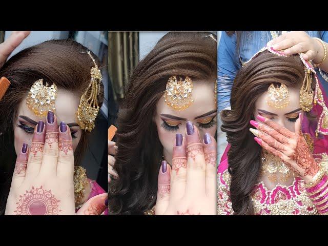 Advance Bridal Hairstyle Step By Step | Easy & Beautiful Bridal Hairstyle