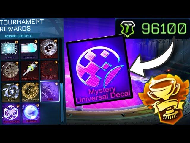 I FINALLY GOT A TOURNAMENT BLACK MARKET!!!! | Rocket league