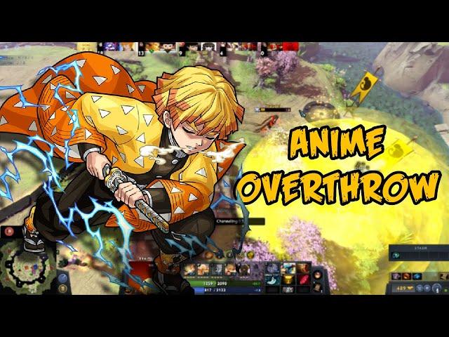 Dota 2 Anime Overthrow Zenitsu Gameplay