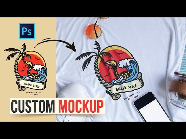 HOW TO CREATE A CUSTOM T-SHIRT MOCKUP | ADOBE PHOTOSHOP TUTORIAL