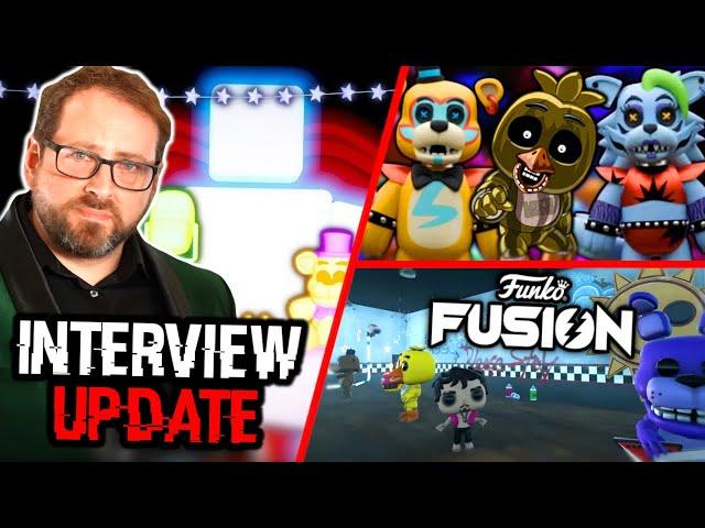 NEW SCOTT INTERVIEW! Security Breach Hex Plushies, Funko Fusion Gameplay, & MORE! - FNaF News