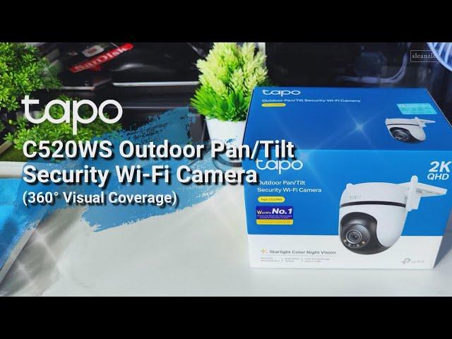 Tapo C520W Outdoor Security WiFi Camera | A 360° Visual Coverage