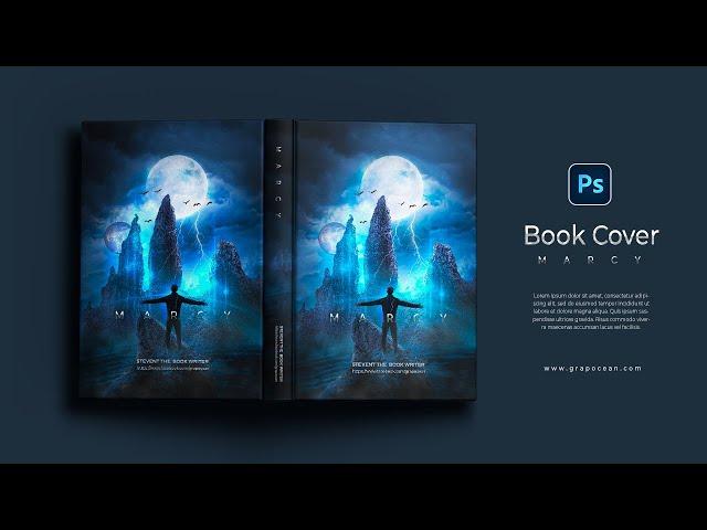 How to Make professional Book cover design | Adobe Photoshop Tutorial