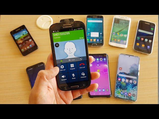 See all the Incoming Call from Galaxy S2 to S20 With Over the Horizon Ringtone