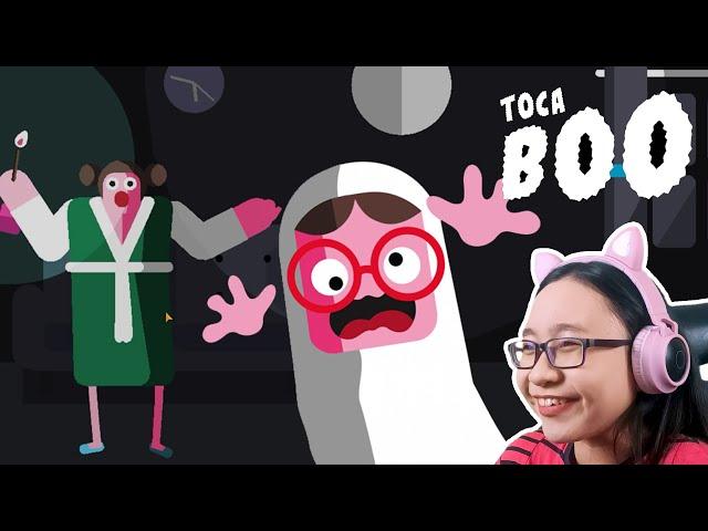 Toca Boo!!! - I SCARE a WHOLE FAMILY!!! - Let's Play Toca Boo!!!