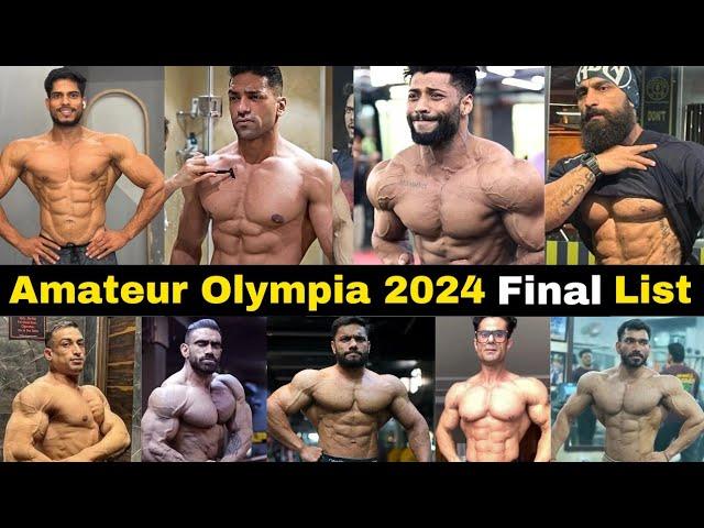 All Bodybuilder jo Khelenge Amateur Olympia 2024 + CategoryCoach सभी Update एक जगह परAbhishek Yadav