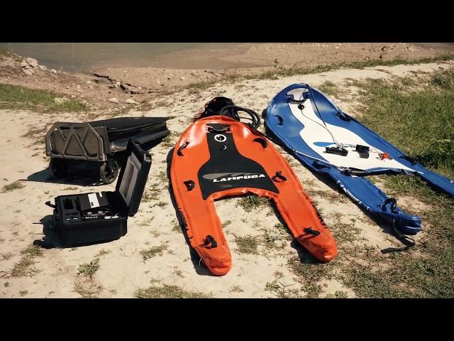 Secret Lake Testing Lampuga Air Jetboard and SupJet. Tour Part 2