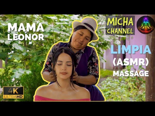 ASMR Massage & Spiritual Cleansing (limpia) by Mama Leonor to @MuyMariana with soft sounds to sleep