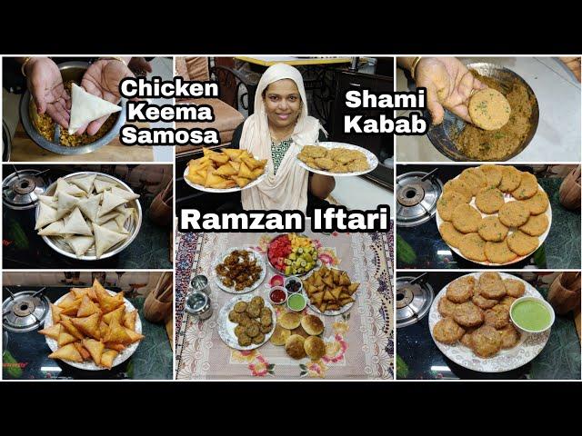 Chicken Keema Samosa | Shami Kabab | Ramzan Iftari Recipe | Best Combination In Iftar | Best Iftari