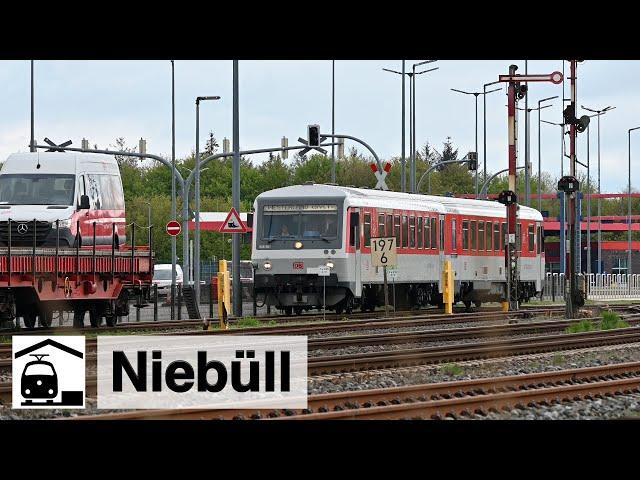 Bahnhof Niebüll – Sprungbrett nach Sylt: Autoverladung, IC mit Kurswagen, etc.