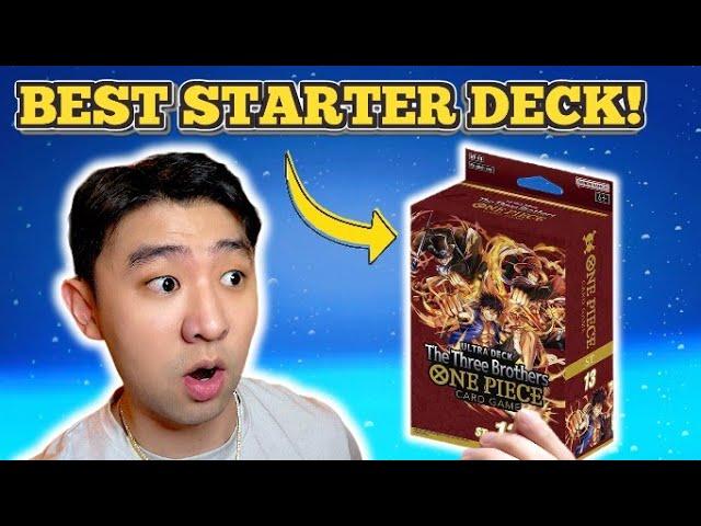 THE NEW ST-13 THREE BROTHER'S STARTER DECK IS INSANE! Which leader should you play?!