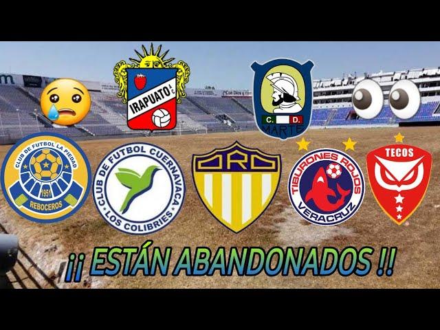 ¡¡ COMO SE VEN ACTUALMENTE LOS ESTADIOS DE EQUIPOS DESAPARECIDOS!! ¿ESTÁN EN RUINAS?