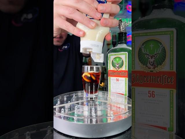 Smokers Cough Shot  #mancavebartender #smokerscough #jager