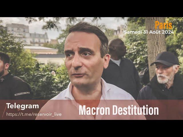 En direct: Macron Destitution - Denfert-Rochereau