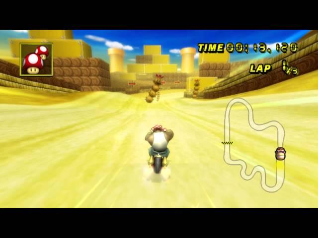 [MKWii TAS] DS Desert Hills Lap 1 (Glitch) - 29.086 by TASPlasma