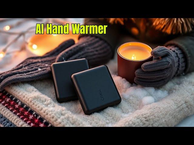 AI Rechargeable Hand Warmers: 6000mAh Long-Lasting Heat for Winter Adventures!