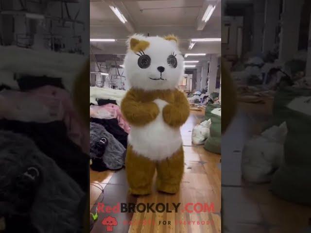 REDBROKOLY.COM Mascot Costume - Mascot costume of inflatable cat with full body outfit for adult