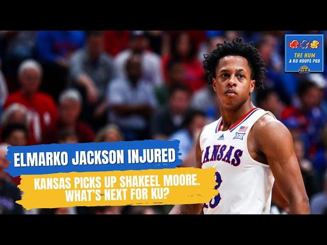 Elmarko Jackson injured, Shakeel Moore commits. What's next? | The Hum: A KU Hoops Podcast (Ep. 35)