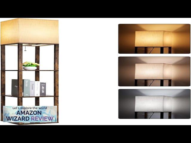 RUNTOP Floor Lamp with Shelves Modern Shelf Lamp for Display Storage 3 Review