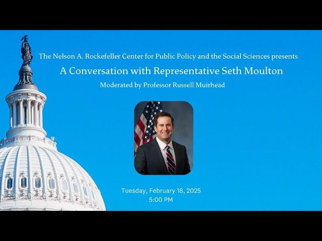 A Conversation With U.S. Rep. Seth Moulton