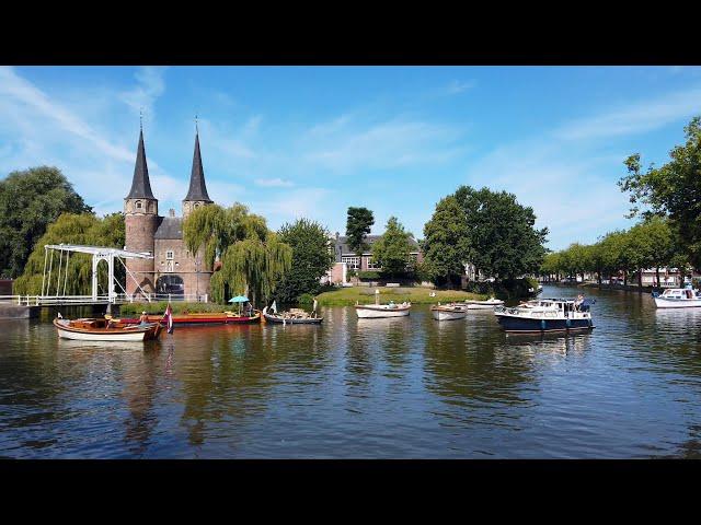 Summer Walk in Delft  | The Netherlands - 4K60