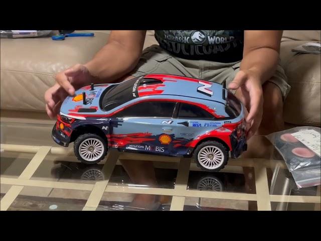 Tamiya TT-02 Hyundai i20 r/c car (resurrected by Shen RC)