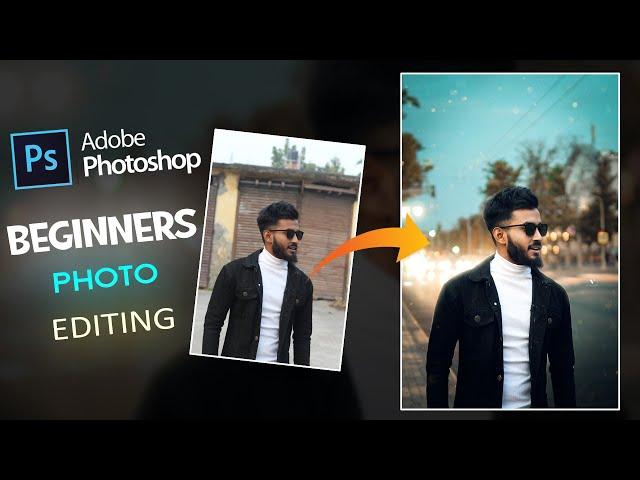 Beginners Photo Editing Tutorial 2023 - Adobe Photoshop Tutorial 2023 - Photo editing