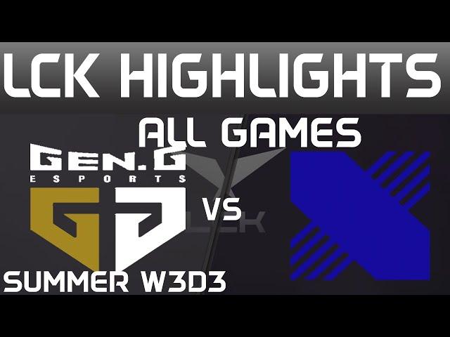 GEN vs DRX Highlights ALL GAMES LCK Summer 2024 Gen G vs DRX by Onivia