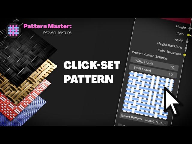 I Finally Solved Woven Textures for Blender - Pattern Master Addon for Blender