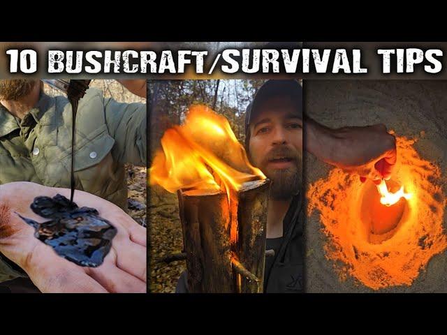 10 Survival and Bushcraft Tips - some of my best outdoor shorts in one video