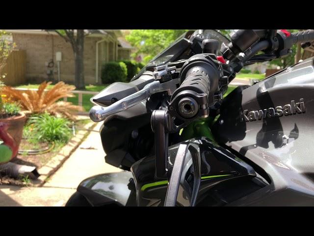 Kawasaki Z900 Bar end mirrors | CRG | install