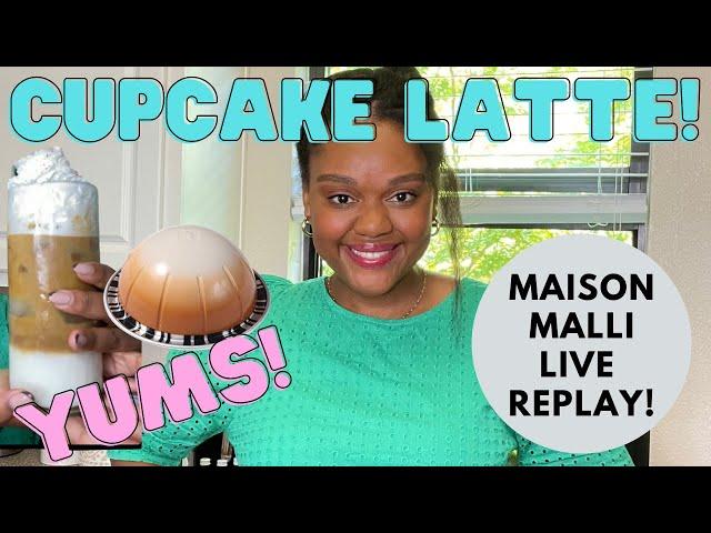 Maison Malli Live Ep. 4 : Nespresso Vertuo Cupcake Latte Recipe! BIANCO LEGGERO!