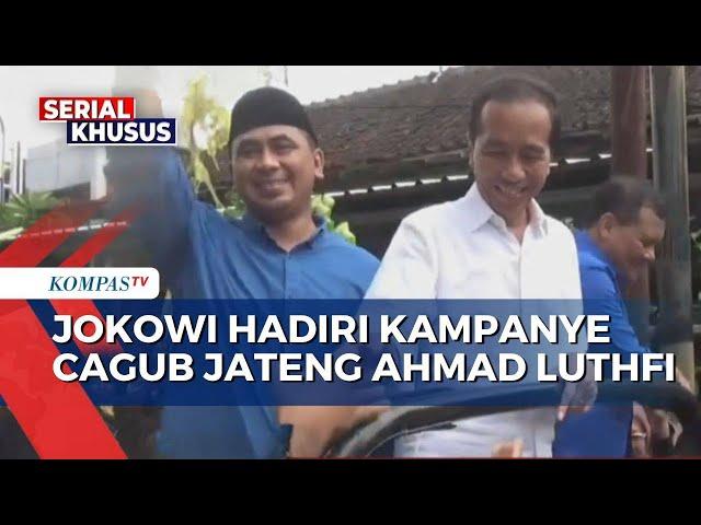 Saat Jokowi Hadiri Kampanye Paslon Jateng Ahmad Luthfi di Klaten dan Karanganyar | SERIAL PILKADA