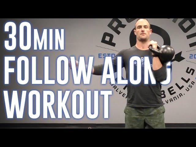 30 Minute Kettlebell Workout | Follow Along with Precision Kettlebells On Demand Workouts
