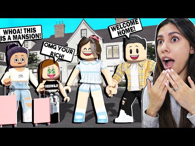 MOVING IN WITH OUR *EVIL* STEP DAD! (Roblox Roleplay)