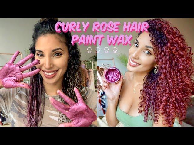 HAIR PAINT WAX COLORED MY CURLS