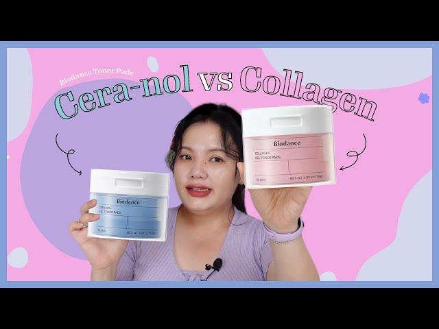 Jelly Toner Pads?! 🩷 Collagen VS. Cera-nol 🩵